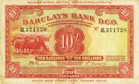 Gallery image for Southwest Africa p4a: 10 Shillings